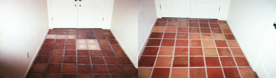 Tile Refinishing Photo Restored Tile Photo Mexican Tile Restoration   Gallery Photo 05 