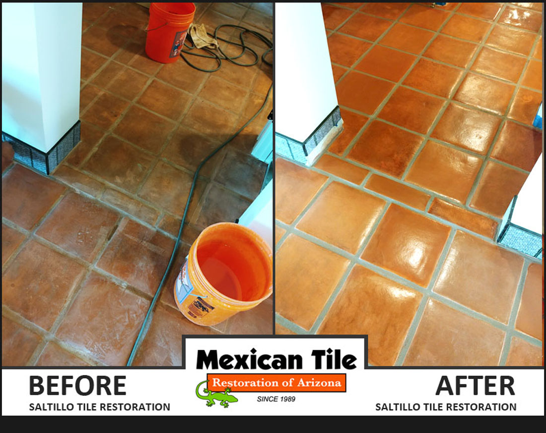 Saltillo Tile Restoration Phoenix, Arizona Mexican Tile Restoration